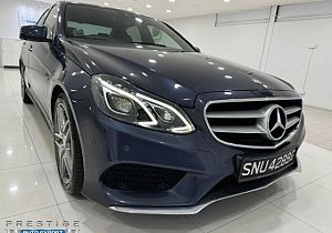 Mercedes Benz E200 Sedan Edition E R18 LED Sunroof 2016 Blue